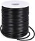 Rubber Cord 27 Yards 1/8" Dia Black Solid Tubing for DIY Craft Making
